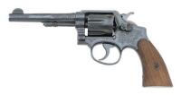 Engraved Smith & Wesson Victory Model Double Action Revolver