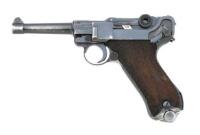 German P.08 Luger Mauser Banner Police Contract Pistol