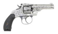 Engraved Smith & Wesson 32 Double Action Revolver