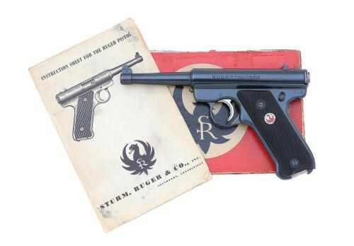 First Ruger Pistol Early Ruger Standard Model Semi-Auto Pistol