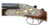 Stunning Engraved and Gold Inlaid Heym Model 37B Deluxe Drilling with Carved Stocks - 5