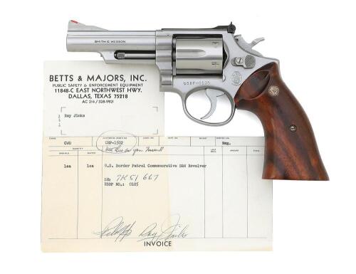 Smith & Wesson Model 66 U.S. Border Patrol 50th Year Commemorative Revolver