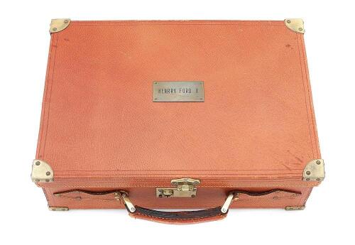 Top-Quality Leather Luggage Shotshell Carrier of Henry Ford II