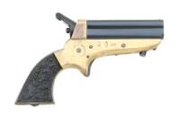 Cased Uberti Model 1A Sharps Pepperbox Pistol