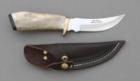 Custom Stag Handle Fixed Blade Knife