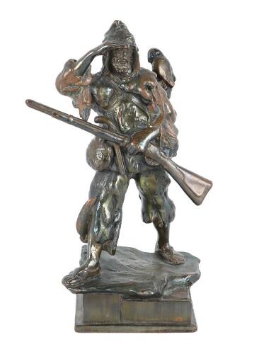 &ldquo;Robinson Crusoe&rdquo; Bronze Sculpture by Pompeian Bronze