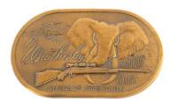 Weatherby Elephant Head Belt Buckle