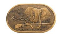 Weatherby Elephant Head Belt Buckle