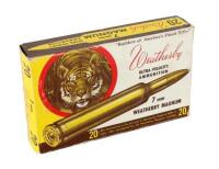 Lot of Collectible 7mm Weatherby Magnum Ultra-Velocity Ammunition