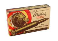 Lot of Collectible .270 Weatherby Magnum Ultra-Velocity Ammunition