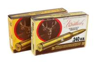 Lot of Collectible .240 Weatherby Magnum Ultra-Velocity Ammunition