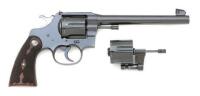 Fine Colt New Service Target Double Action Revolver with Spare 45 ACP Cylinder