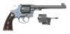 Fine Colt New Service Target Double Action Revolver with Spare 45 ACP Cylinder