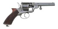 Rare British Thomas Patent Double Action Revolver with John Clarke Retailer Markings