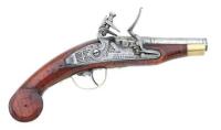 Interesting Kentucky Flintlock Coat Pistol Formerly of the William Locke Collection