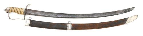 Wonderful New York State Silver Hilted Sword by Bassett of Albany