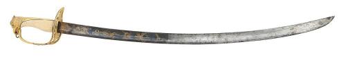 Fancy Delaware Style Eaglehead Mounted Infantry Officer&rsquo;s Saber