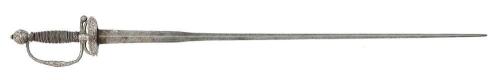 Handsome European Silver Hilted Small Sword