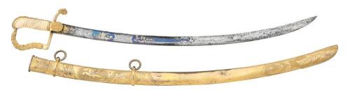Ornate Mounted Artillery Officer&rsquo;s Saber
