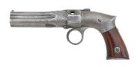 Robbins & Lawrence Co. Fluted Barrel Percussion Pepperbox Pistol