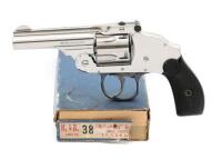 Harrington & Richardson Large Frame Safety Hammerless Double Action Revolver with Original Box