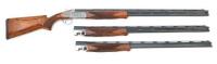 Excellent Caesar Guerini Maxum Sporting Left Hand Over Under Shotgun Three Barrel Set