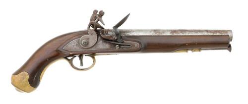 Unmarked British Replica Tower Flintlock Pistol