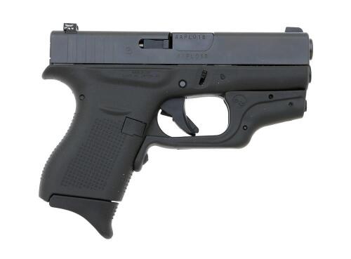 Glock 42 Semi-Auto Pistol with Crimson Trace Laserguard