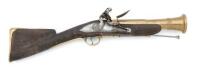 Unmarked Brass Barreled Flintlock Blunderbuss