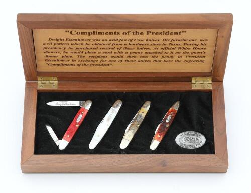 ケース付、昭和の特急&ブルトレ 記念切符セット全46枚 Case XX Four Dot 06263 Dwight Eisenhower “Compliments of the