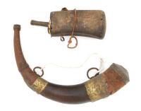 Moroccan Powderhorn and Flask