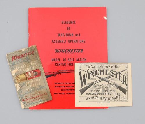 Winchester Ephemera Lot