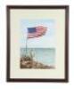 Lone Marine On Suribachi Print