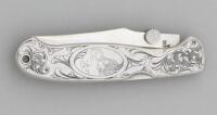 Wayne D’Angelo Engraved Lockback Knife