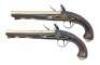 Cased Pair of British Brass-Barreled Flintlock Holster Pistols by Ketland - 2