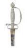 Highly Embellished European Silver Hilted Small Sword - 2