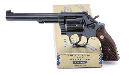 Scarce Smith & Wesson K-32 Masterpiece Hand Ejector Revolver