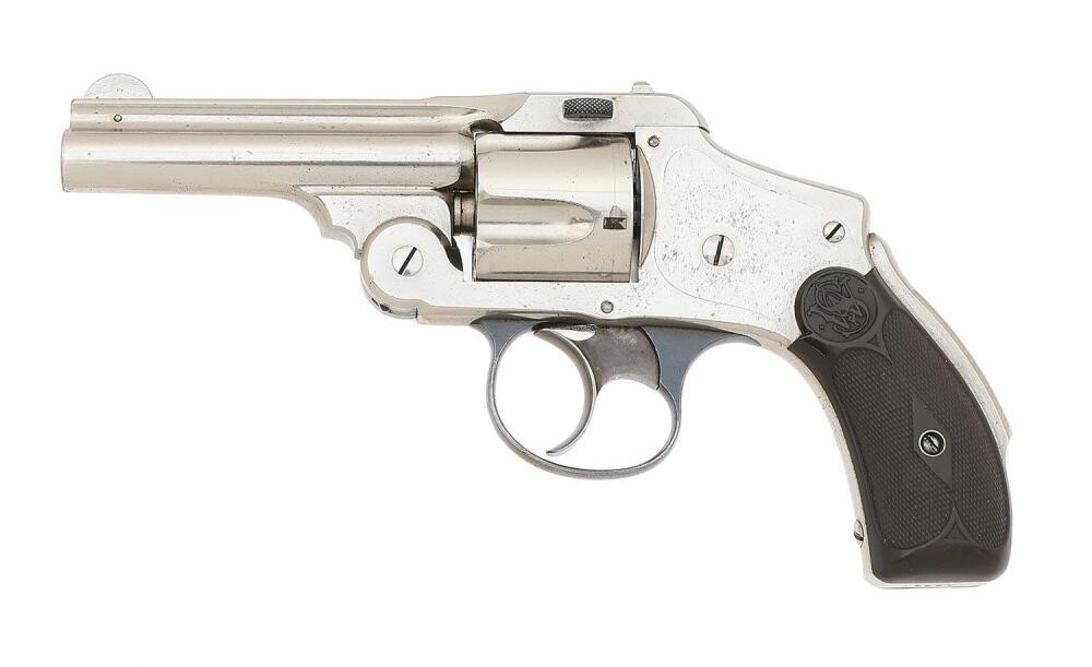 MOSSモスrevolverDOUBLE R161semi hammer Smith & Wesson First Model Safety Hammerless Revolver