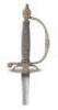 European Chiseled Steel Hilt Small Sword - 2