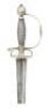 Dainty French Silver Hilted Small Sword - 2