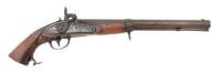 Interesting Nathan Starr Percussion Musket Converted Into a Pistol-Carbine