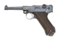 German P.08 Luger Semi-Auto Pistol by Erfurt