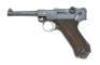 German P.08 Luger Semi-Auto Pistol by Erfurt