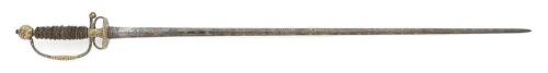 Dainty European Chiseled Steel Hilt Small Sword