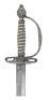 European Chiseled Steel Hilt Small Sword - 2