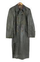 German World War Two-Era Leather Greatcoat