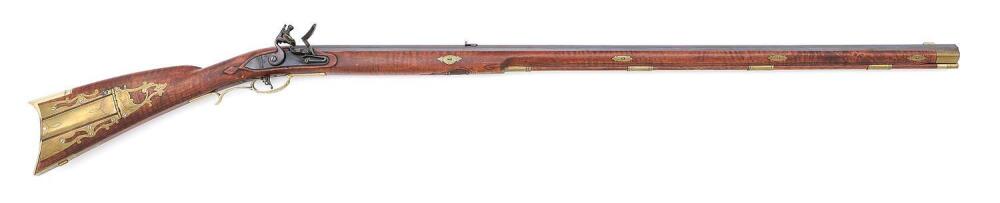 Honaker Rifle Fine Fullstock Flintlock Longrifle by Harlan Howe