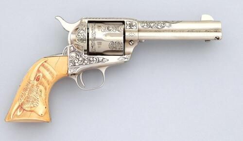 Custom Engraved Colt Single Action Army Revolver