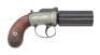 British Improved Revolving Percussion Pepperbox Pistol by Benjamin Cogswell