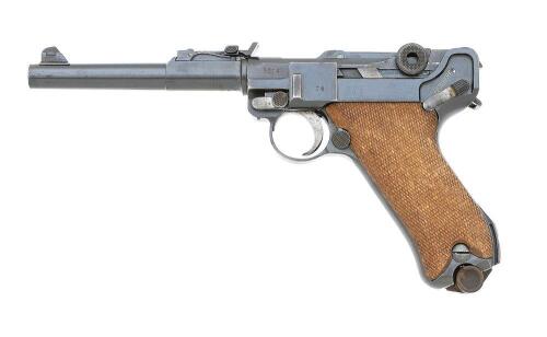 Modified DWM Lp.08 Artillery Luger Pistol